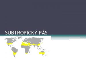 SUBTROPICK PS Zkladn kola Choltice okres Pardubice Ume