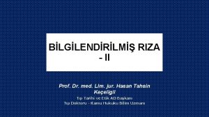 BLGLENDRLM RIZA II Prof Dr med Llm jur