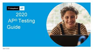 2020 AP Testing Guide April 2020 Summary of