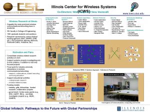 Illinois Center for Wireless Systems CoDirectors NitinICWS Vaidya
