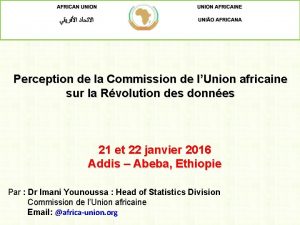 Perception de la Commission de lUnion africaine sur