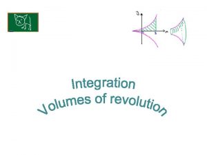 FM Volumes of revolution II around xaxis KUS