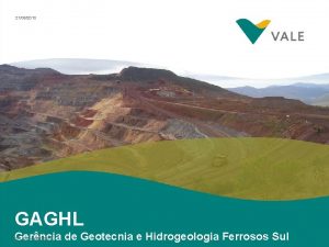 21092010 GAGHL Gerncia de Geotecnia e Hidrogeologia Ferrosos