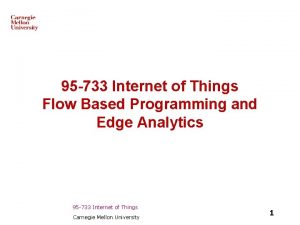 95 733 Internet of Things Flow Based Programming