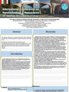 Toxic impact evaluation of Aluminum Hydroxide Nanoparticles as