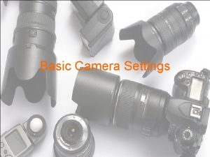 Basic Camera Settings Automatic Mode Auto mode tells