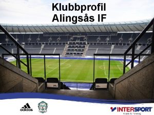 Klubbprofil Alingss IF Matchstll PAKETPRIS 399 kr Matchstll