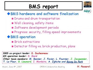 BMS report u BMS hardware and software finalization