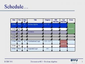 Schedule Date Day Class No 12 Nov Wed