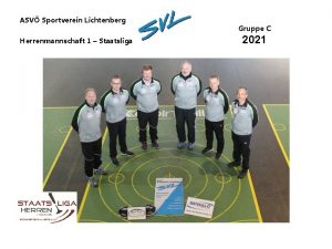 ASV Sportverein Lichtenberg Herrenmannschaft 1 Staatsliga Gruppe C