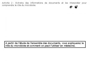 Activit 2 Extraire des informations de documents et