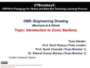 IITBombay X FDP 201 x Pedagogy for Online