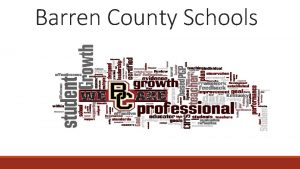 Barren County Schools CERTIFIED EVALUATION PLAN 2014 15