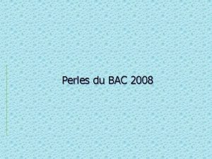 Perles du BAC 2008 Comme Bonaparte Jules Csar