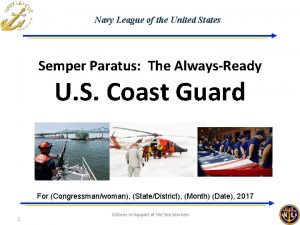 Navy League of the United States Semper Paratus