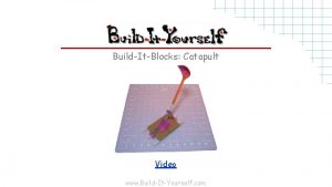BuildItBlocks Catapult Video www BuildItYourself com Catapult Ideas