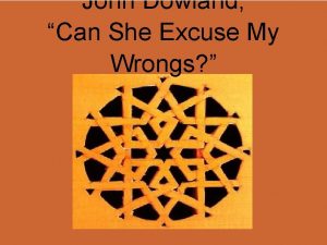 John Dowland Can She Excuse My Wrongs Lute