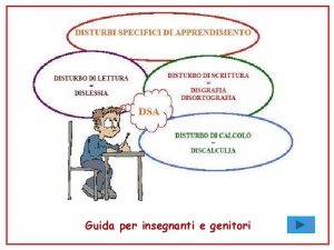 Guida per insegnanti e genitori INDICE NORMATIVA DI