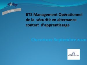 FIL I R E BTS Management Oprationnel de