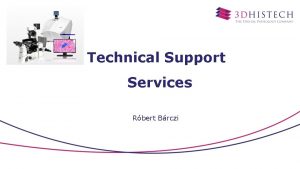 Technical Support Services Rbert Brczi Instruments around the