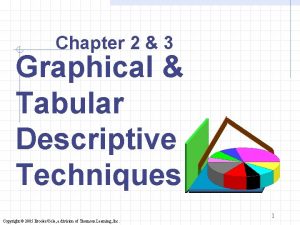 Chapter 2 3 Graphical Tabular Descriptive Techniques 1