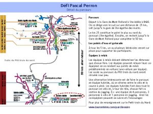 Dfi Pascal Perron Dtail du parcours Parcours Dpart