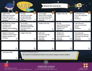 Waskom ISD Lunch Menu Lasagna w Beef Grilled