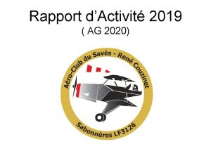 Rapport dActivit 2019 AG 2020 Laro Club du