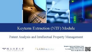 Enterprise Logistics and EBusiness Center Keyterm Extraction NTF