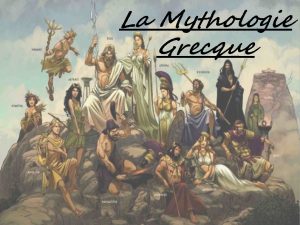 La Mythologie Grecque Sommaire Diapo 1 Page de