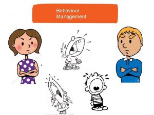 Behaviour Management Introduction Type of Behaviours Aggression Self