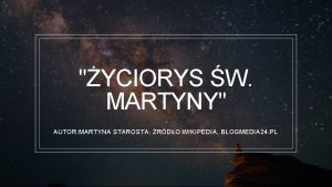 YCIORYS W MARTYNY AUTOR MARTYNA STAROSTA RDO WIKIPEDIA