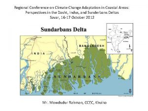 Regional Conference on Climate Change Adaptation in Coastal