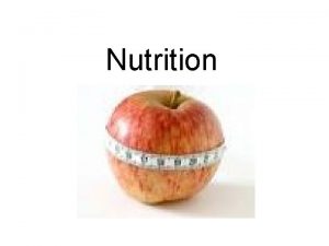 Nutrition WHAT IS THE FDA FOOD AND DRUG