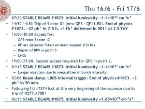 Thu 166 Fri 176 07 20 STABLE BEAMS