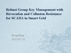 Robust Group Key Management with Revocation and Collusion