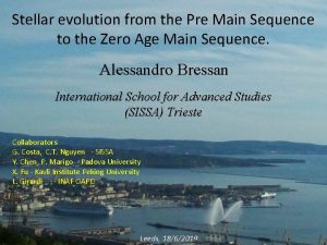 Stellar evolution from the Pre Main Sequence to