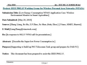 doc IEEE 802 15 10 00282 00 leci