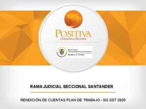 RAMA JUDICIAL SECCIONAL SANTANDER RENDICIN DE CUENTAS PLAN