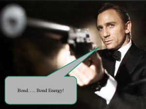 Bond Bond Energy Bond energies Lets make some