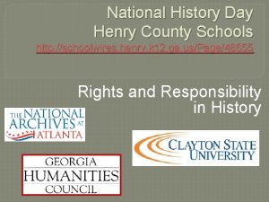National History Day Henry County Schools http schoolwires