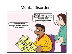 Mental Disorders Causes of Mental Disorders Life Crisis
