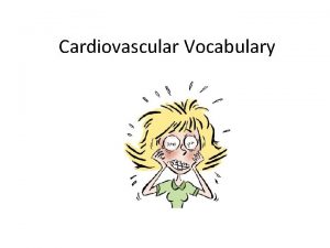 Cardiovascular Vocabulary Coronary Sinus Coronary sinus drains the