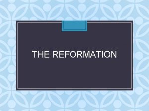 THE REFORMATION Luther Challenges the Church By 1500