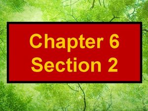 Chapter 6 Section 2 Species Diversity The diversity