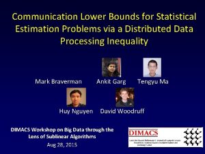 Communication Lower Bounds for Statistical Estimation Problems via