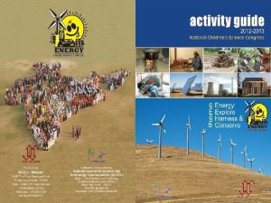 Energy and Society ENERGY Energy and SOCIETY Society