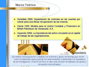 Marco Terico Gonzlez 2000 Implantacin de controles en
