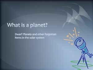 What is a planet Technically there was never