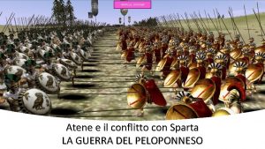 PERIPLUS Zanichelli Atene e il conflitto con Sparta